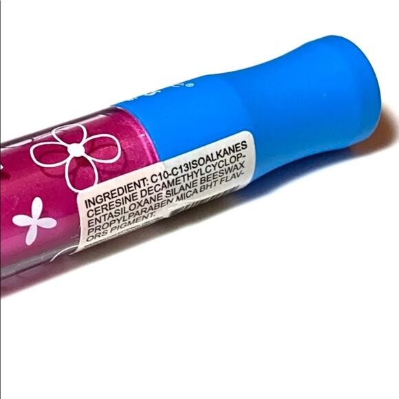 Amuse LIP GLOSS 4.5" Tube Long Last 2039-6 Iridescent Pink Lip Color Shine NEW - Picture 3 of 5